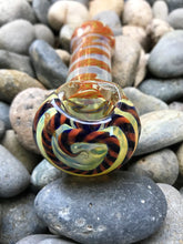3.5' Thick Fumed Glass Best Spoon Handmade Hand Pipe includes Zipper Padded Case