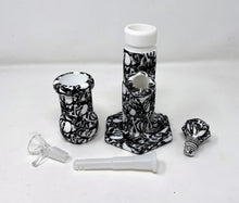 Best unbreakable Detachable Silicone 8.5" Bong w/Skull Graphic Design