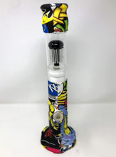 Silicone Detachable 15" Bong Glass 10 Arm Tree Perc Grinder Silicone Pipe Bowl