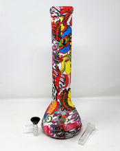 13" Thick Silicone Detachable Beaker Bong Glass Downstem + 14mm Male Bowl
