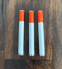 3" Cigarette One Hitter Pipe Aluminum Bat w/serrated teeth (3 Pack)