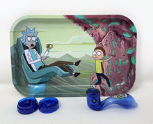 Large Metal Rolling Tray Combo with R & M Design