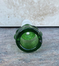 Thick Green Glass 14mm Skull Bowl