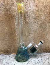18" Fumed Glass Beaker Bong w/Ice Catchers, 11 Arm Ash Catcher & 14mm Bowl - Sheer Elegance