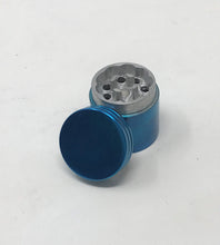 1.25" Herb Grinder with Pollen Catcher and Magnetic Lid - 4 Piece in TEAL