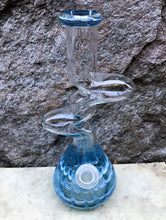 Handmade Thick Glass Double Zong Beaker 10" Bong 2 - 14mm Bowls
