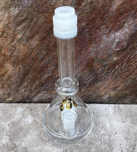 8" Beaker Rig with Decorative Ball inside 2 - 14mm Bowls