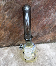 7" Thick Fumed Glass Bubbler w/Implosion - Party Time II