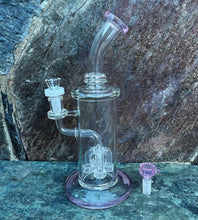 Beautiful 11" Best Thick Glass Water Rig 4 Arm Tree Shower Perc's 2 - 14mm Bowls