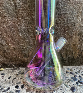 Beautiful Thick Shimmering Glass 12" Beaker Bong