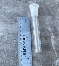 3.5" Glass Downstem Diffuser Stem 6 Cuts 14mm Female To 18mm Male