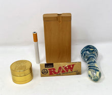 Best Dugout w/Cigarette + Grinder, Papers, 3.5" Glass Hand-Pipe Gift Boxed Set