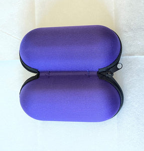 5" Padded Zip Pouch, Protective Hard Case for Protective Pipe Storage - Deep Purple