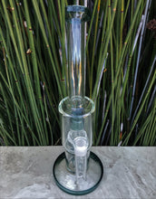 13" Thick Glass Rig Double Shower & Dome Perc w/14mm Male Bowl - Grass