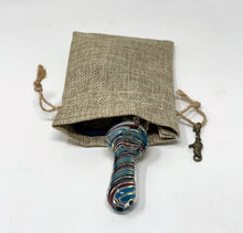 Get Yours! 3" Glass Hand Pipe with Natural Hemp Lanyard/Necklace w/Drawstring Bag & Charm