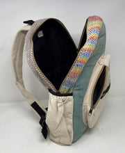Hemp Handmade Backpack (THC FREE) with Laptop Sleeve - Great for Travel!