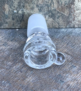 Thick Clear Glass 18mm Male Slide Bowl