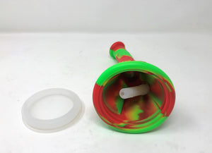 Waxmaid Thick Silicone Detachable Beaker 8.5" Bong 14mm/18mm Dual Use Bowl