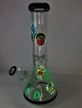 Best 13" Thick Beaker Rick & Morty Bong Pickle Rick Character Silicon Hand Pipe