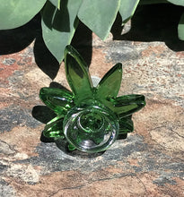 New! 14mm Male Marijuana Leaf Bowl made with Thick Glass