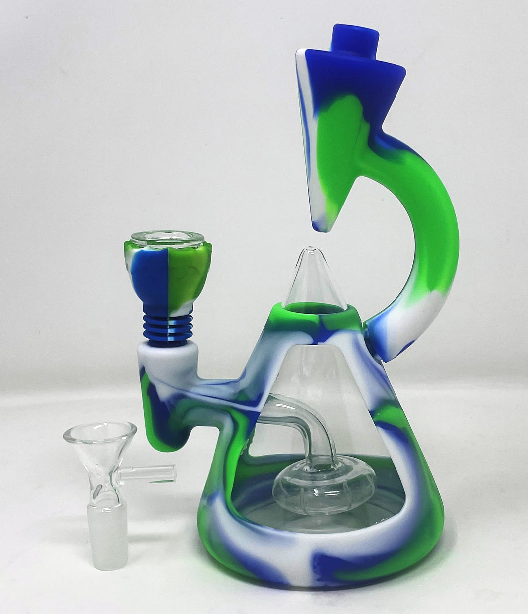 Unique Design Silicone & Glass 8