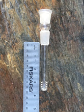 3.5" Scientific Glass, 6 Cuts Downstem Diffuser - 18mm to 18mm
