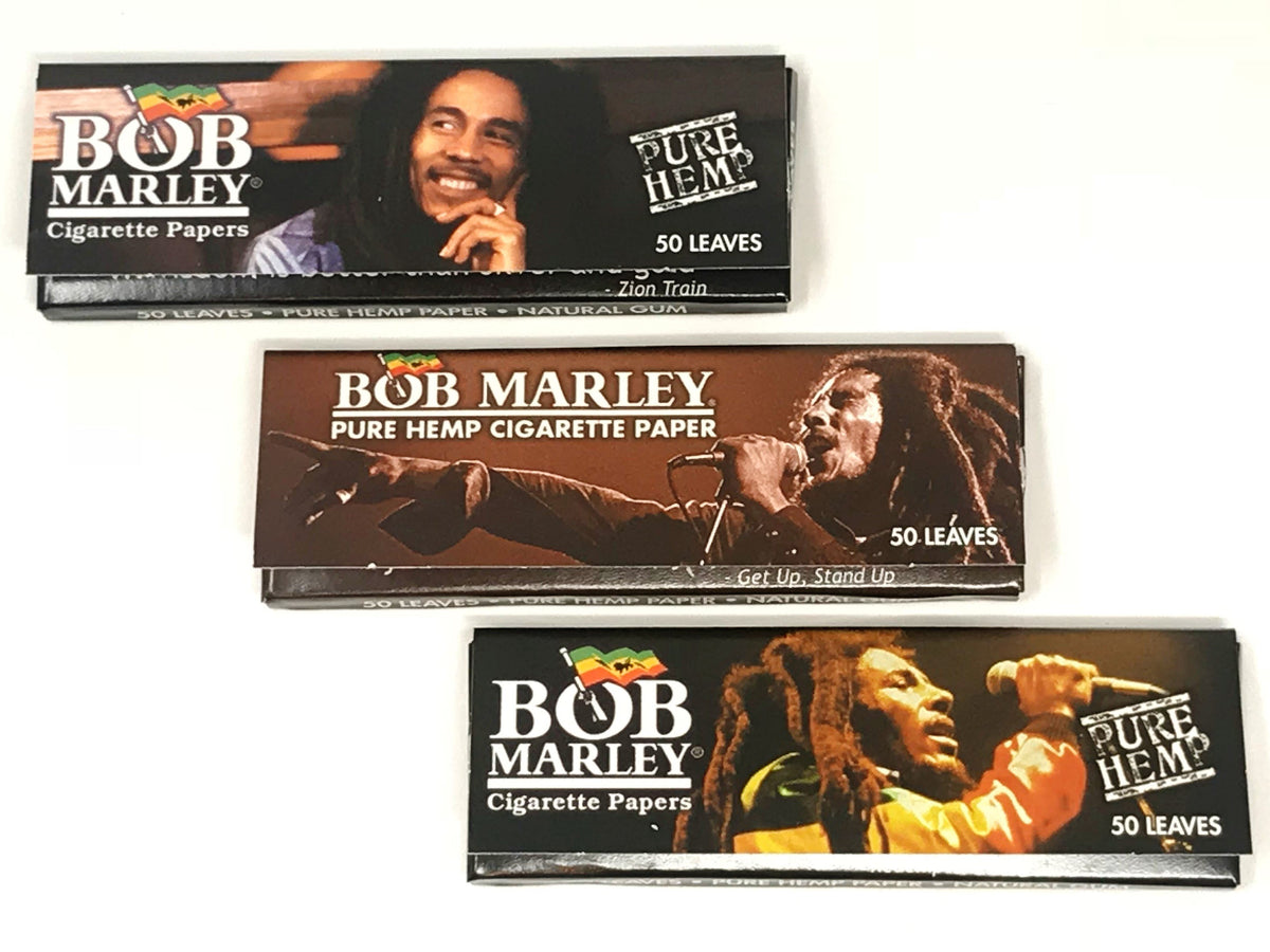 Bob Marley - Pure Hemp Cigarette Rolling Papers - 3 Packs