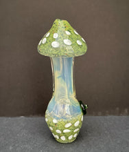 Collectible 11.5" Glass Rig w/Multi Color 'Shrooms inside & Mushroom pipe