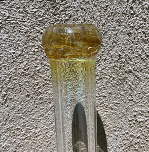Best Thick Heavy 16" Straight Bong Fumed Glass Collectible Design & Diamond Shape Bowl
