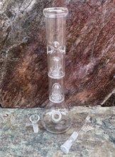 Best 12" Beaker Thick Glass Bong Double Dome Perc