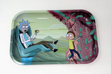 Large Metal Rolling Tray with Rick and Morty Design