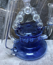 10" Collectible & Unique Thick Glass Rig w/Shower Perc, Quartz Banger & Decorative Carb Cap - Dog Face