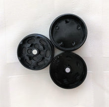 1" Mini Metal Grinder - 3 piece in Jet Black