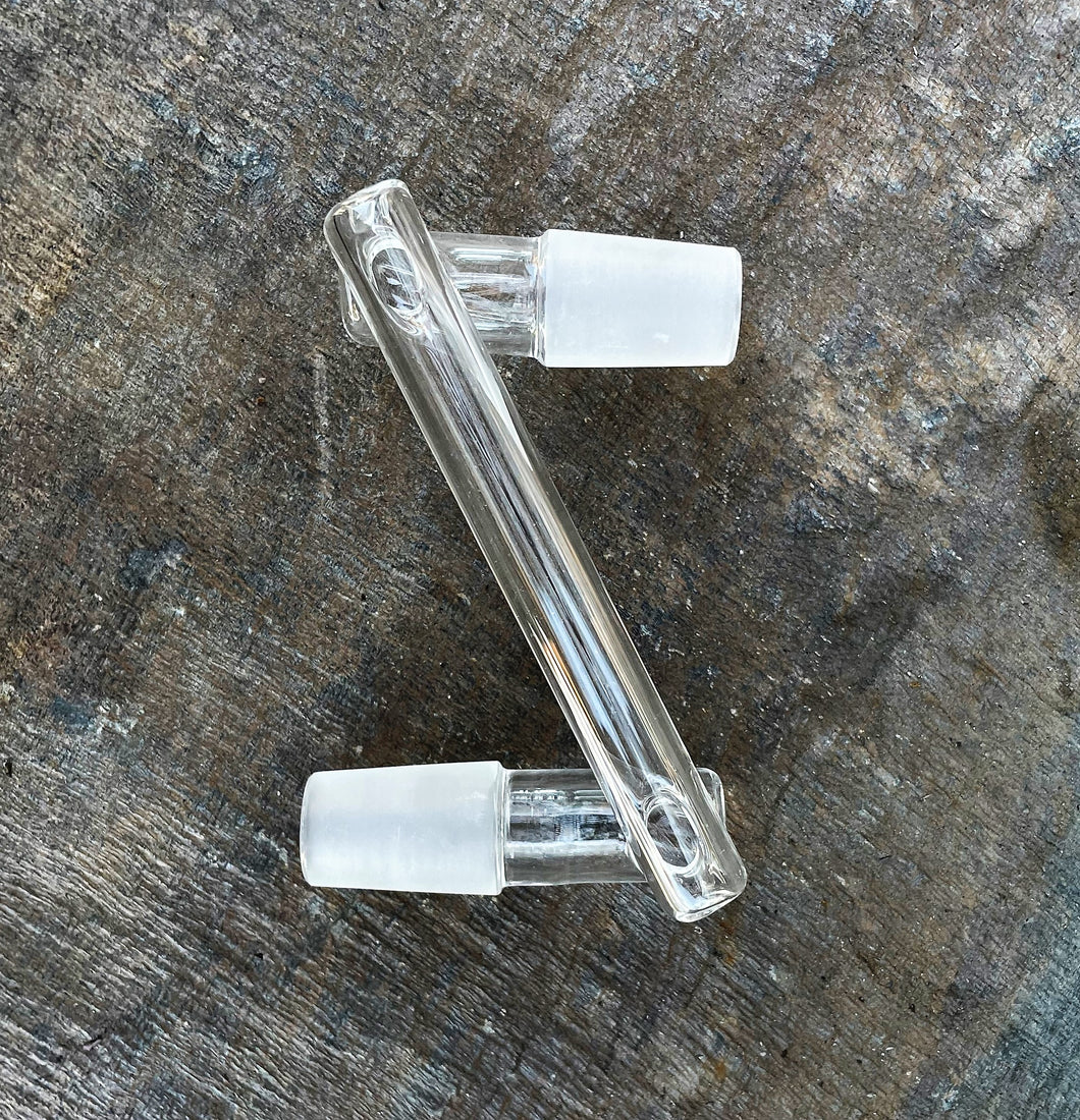 18mm Male to 18mm Male Thick glass connecting adapter