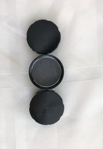 1" Mini Metal Grinder - 3 piece in Jet Black