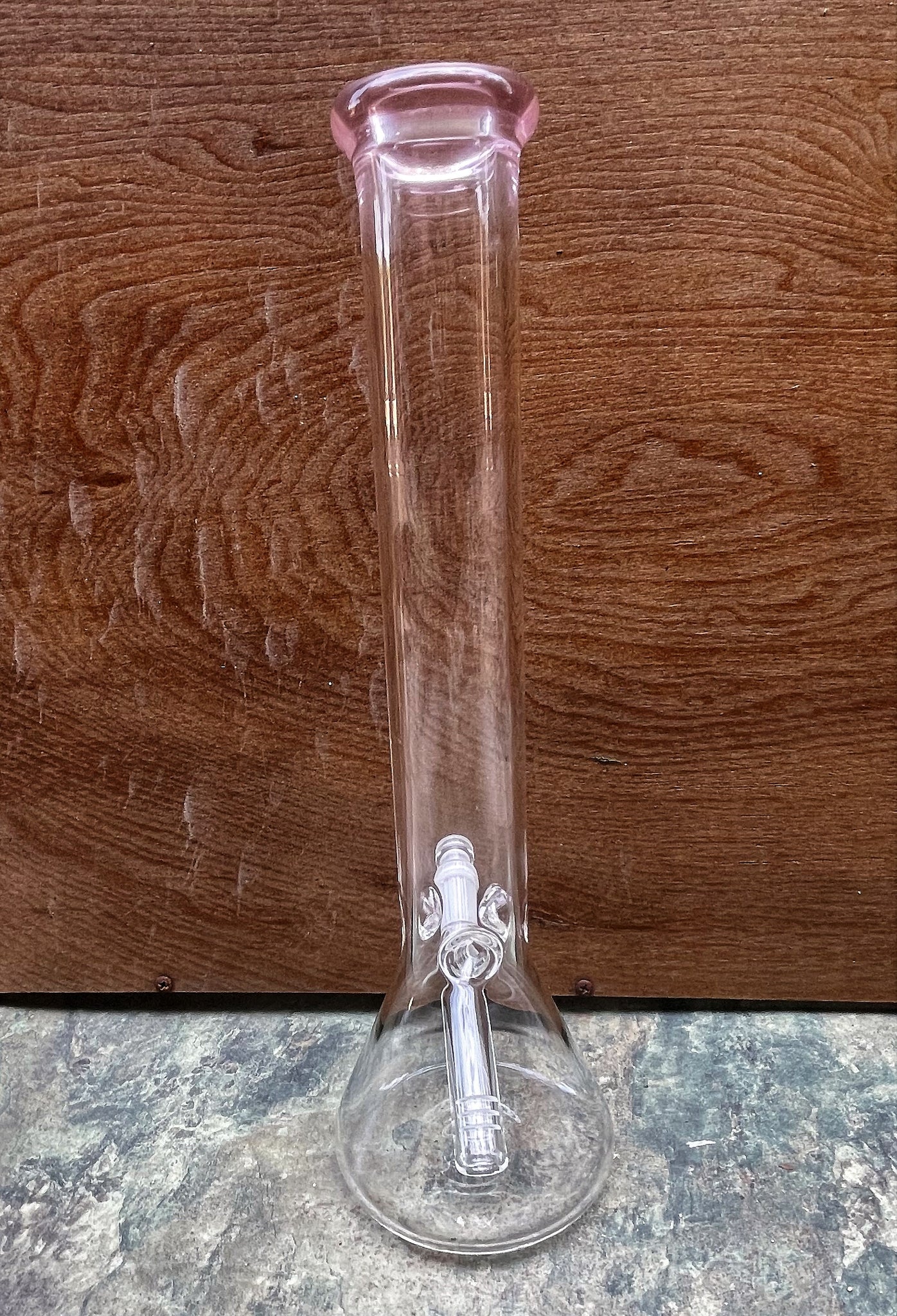 SmokeKoo 12" Heavy Duty Glass Bong With Silicone Sleeve – Purple & Black, 14mm Bowl