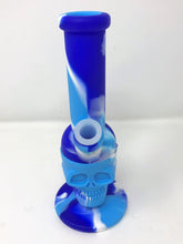 Silicone Detachable Unbreakable 8" Skull Bong 2 - Thick Glass Bowls