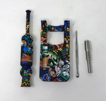 New! Silicone Nectar Kit w/Honey Straw Dab Tool Titanium nail Batman Design