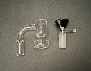 16" Beaker Bong Thick Glass Shower & Dome Perc Terp Slurper & Bowl