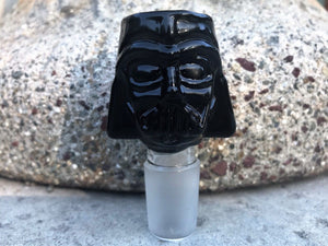 18mm Male Thick Glass Darth Vader Slide Bowl