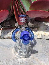 New! 6" Thick Glass Unique Design Rig/Pipe & 14mm Slide Bowl with Screen