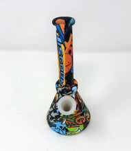 6" Cartoon Design Silicone Detachable Beaker Bong & Silicone Bowl w/Screen
