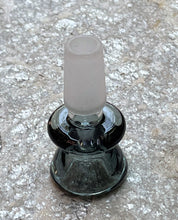 14mm Male Thick Transparent Black Glass Bowl