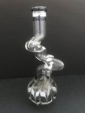 Thick Glass Double Zong 9" Globe Base Bong Thick glass Downstem 2- Bowls