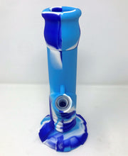 Silicone 10.5" Straight Bong Detachable Mouth Piece 14mm Herb Bowl