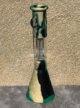 Detachable Silicone & Glass 11" Bong w/Shower & Dome Perc Quartz Banger Tool