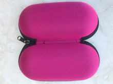 5" Padded Zip Pouch,  Protective Hard Case for Pipe Storage - Hot Pink