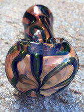 4" Collectible Fumed Glass Handmade Spoon Hand Pipe with FREE Zipper Padded Case