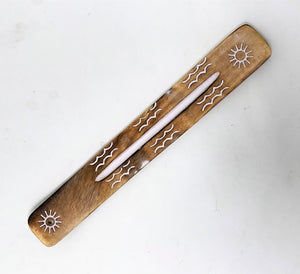 Nag Champa Original Californian White Sage Incense Sticks 16g (2 boxes) + Free Holder