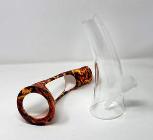 Best Silicone & Glass 9" Horn Water Bong 2 - Bowls